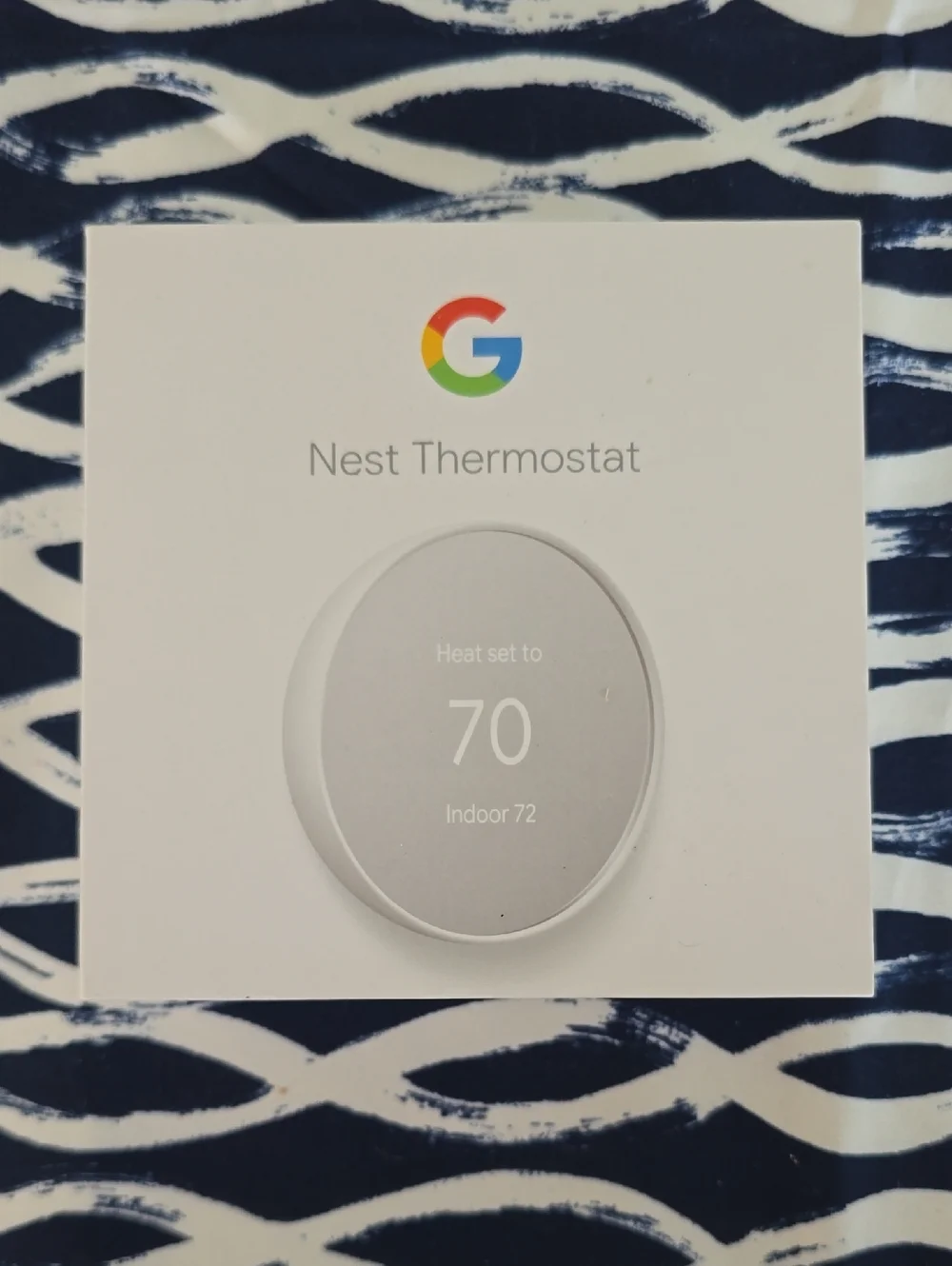 Google Nest Smart Programmable Wi-Fi Thermostat - White and Silver Model G4CVZ